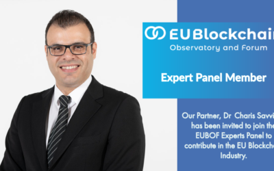 Dr Charis Savvides – Expert Panel Member of EU Blockchain Observatory & Forum