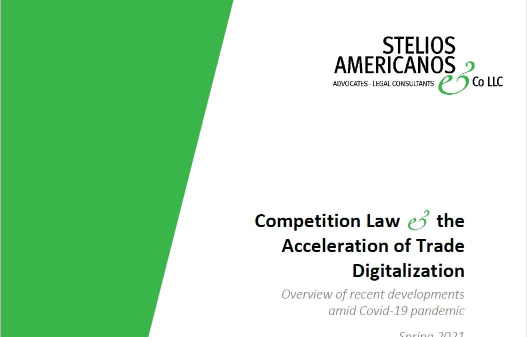 Competition Law the Acceleration of Trade Digitalization
