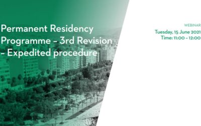 Webinar: Permanent Residency Programme – 3rd Revision – Expedited procedure